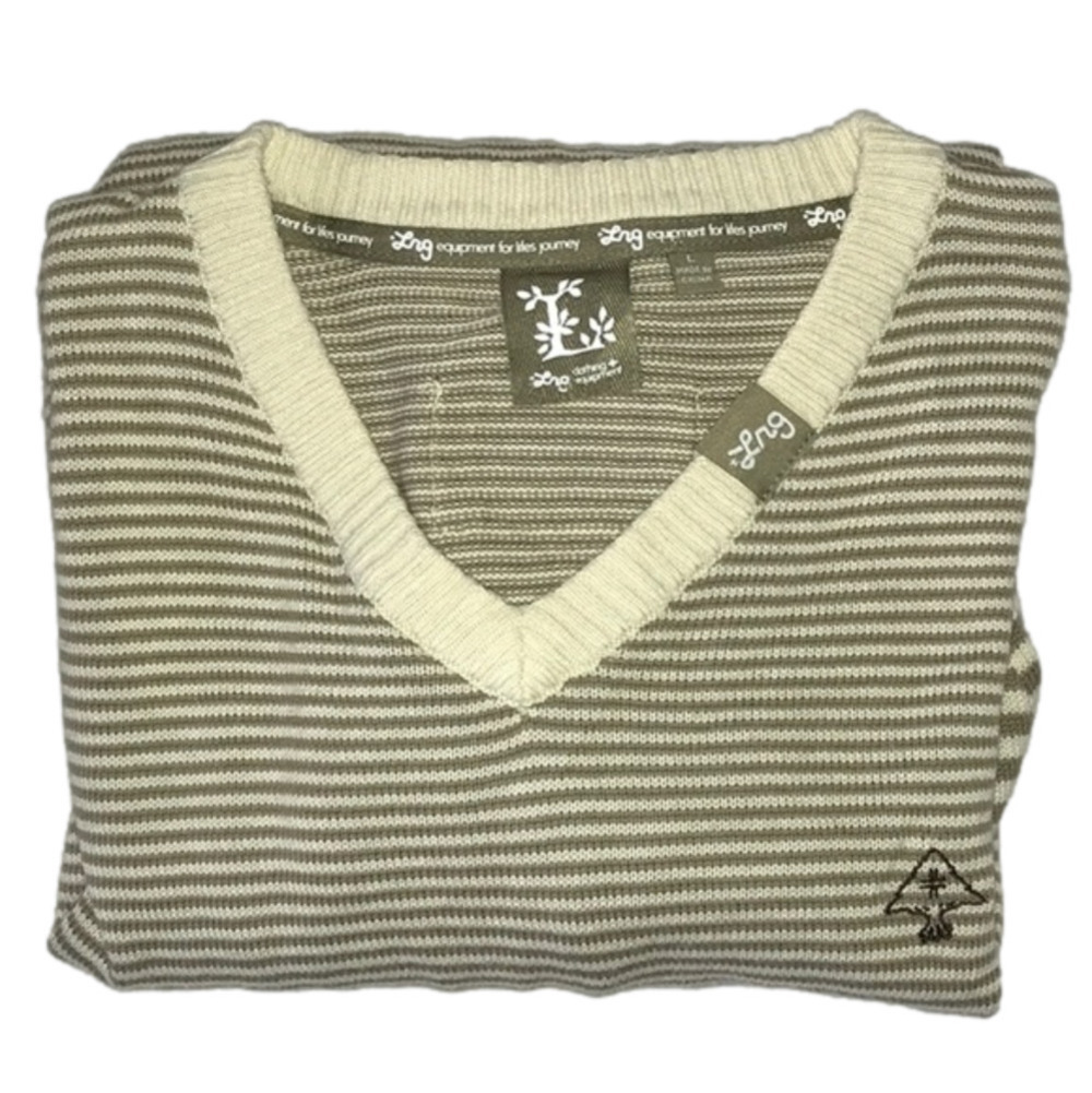 LRG Clothing + Equipment Striped Tree V-Neck Sweater
